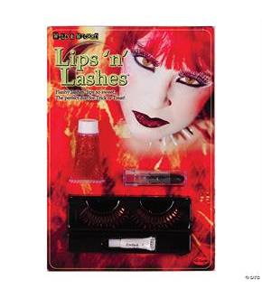 Lips And Lashes Devil Red