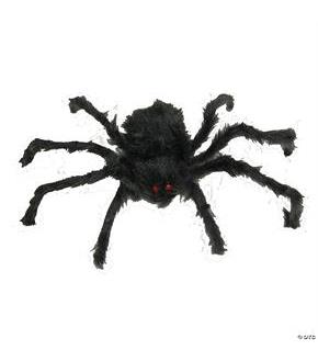 Spider 20In Hairy Poseable Decoration