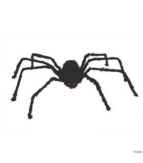 Spider 50In Hairy Poseable Decoration