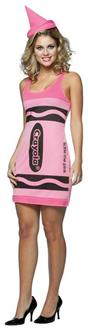 Crayola Tank Tickle Me Pink Adult Costume