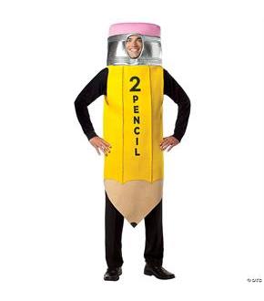 Pencil #2 Adult Costume