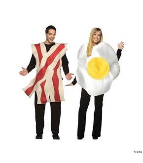 Bacon Egg Couples Costume