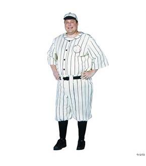 Old Tyme Baseball Player Plus Size Costume