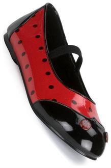 Black Red Ladybug Child Shoes