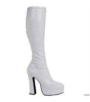 Chacha White Boots