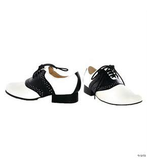 Black and White Saddle Shoes