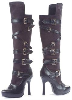 Bandit Black Boots By Leg Ave
