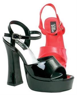 Black Platform Leather Shoes