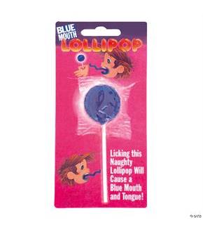 Blue Mouth Lollipop