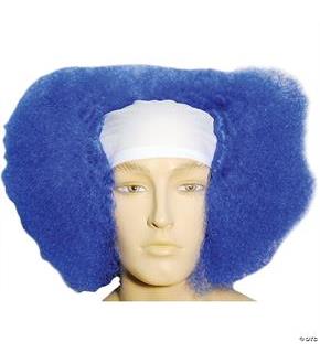 Bald Curly Clown Wt Front Blue