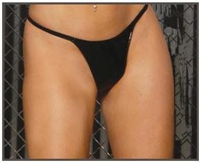 Black Vinyl G-String