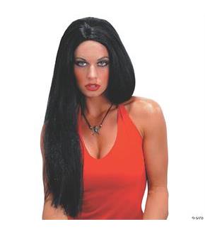 Wig 24 Inch Straight Black