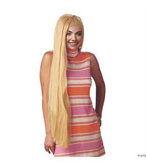 Wig 36 Inch Long Blonde