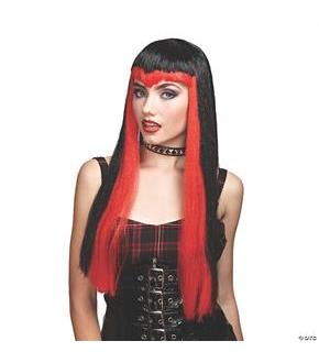 Undertone Vamp Black/Red Wig