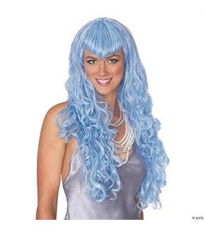 Mermaid Blue Wig