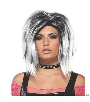 Rock Longer White Wig