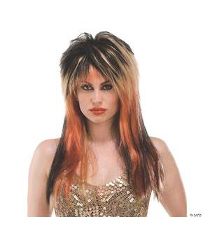 Punk Diva Black/Blonde/Copper Wig