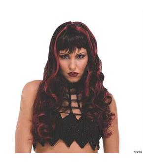 Witch Craft Black/Burgundy Wig