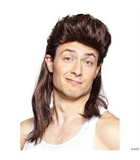 Nightclub Mullet Brown