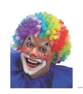 7 Color Clown Wig