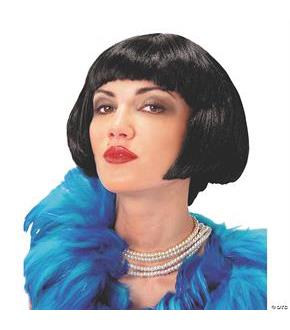 Black Flapper Wig