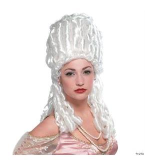 Marie Antoinette Platinum Wig