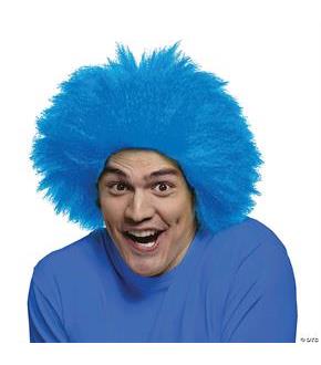 Funny  Blue Wig