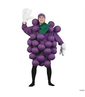 Grapes Purple Adult Costume