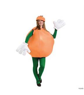 Orange  Smock Style Adult Costume