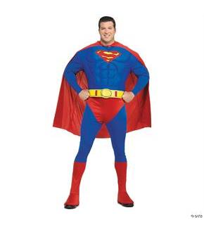 Muscle Chest Superman Adult Plus Costume