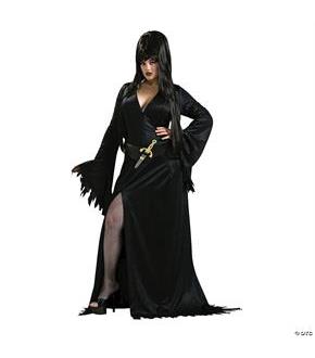 Elvira Adult Plus Costume
