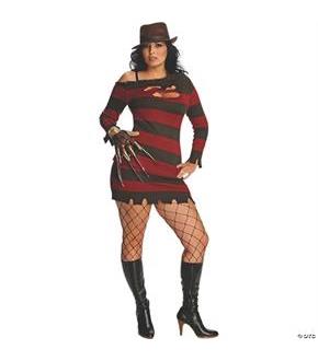 Miss Sexy Krueger Adult Plus Size Costume