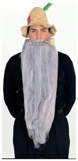 Mohair 25 Inch Grey Beard