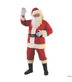 Santa Suit Flannel Costume