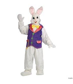 Bunny Adult Deluxe Costume With Vest