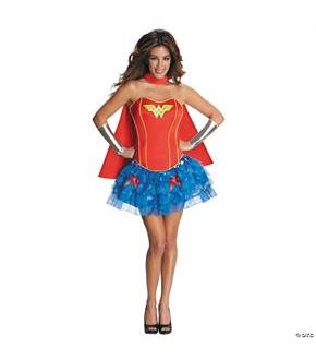 Wonder Woman Adult Flirty Costume