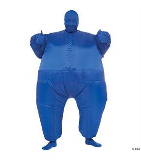 Inflatable Blue Adult Skin Suit