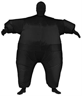 Black Inflatable Adult Skin Suit
