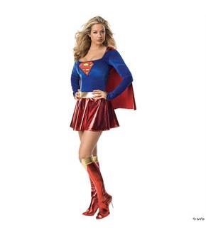 Supergirl 1Pc Adult Costume