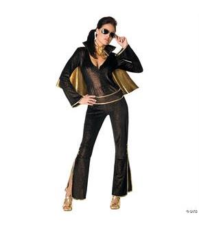 Elvis Female Black Costume