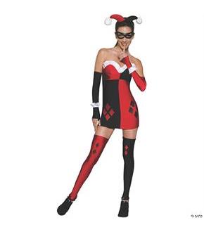 Joker Villain Harley Quinn Adult Costume