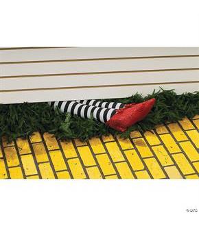 Wicked Witch Legs Prop 18In