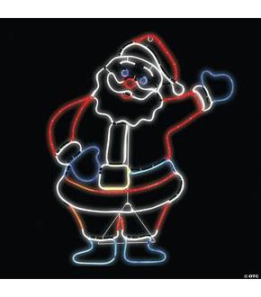 Light Glo Santa