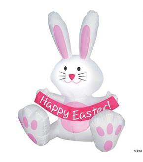 Happy Easter Bunny Airblown 4'