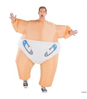 Inflat Costume-Big Baby Adult
