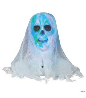 Lightshow Skull Bust White Fac