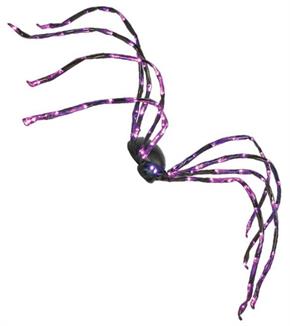 Lighted Spider-Purple Decoration