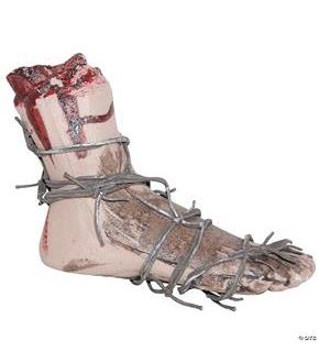 Bloody Foot W/Barbed Wire