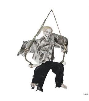 Kicking Reaper On Swing Decoration