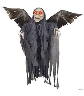 Animated Winged Reaper Decoration